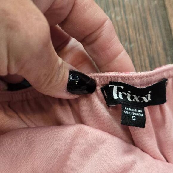 Trixxi Pink Dress SZ S - Picture 3 of 4